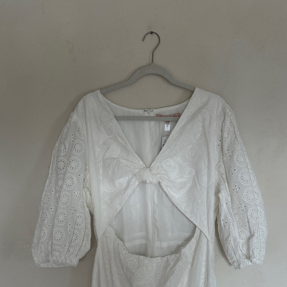 NWT Anthropologie Hutch White Eyelet Dress